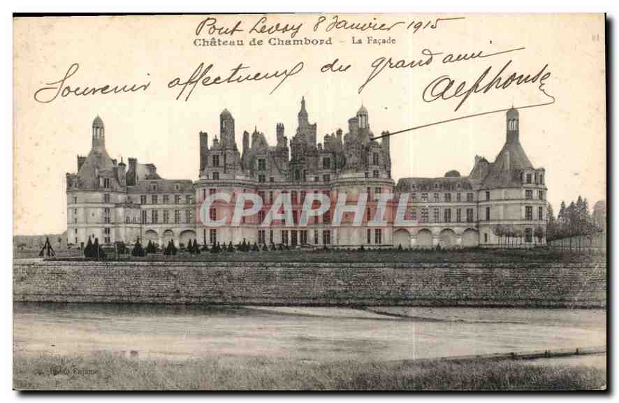 CPA Chateau de Chambord la Facade 