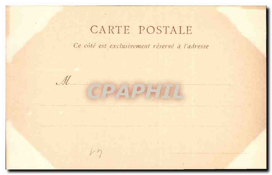 CPA Chateau de Chambord Portrait du Comte de Chambord par Schwiter  — Verso