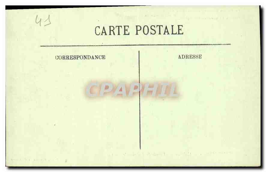 CPA Chambord le Chateau Facade Septentrionale  — Verso