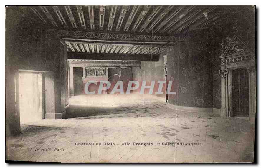 CPA Chateau de Blois Aile Francois Ier Salon d'honneur 