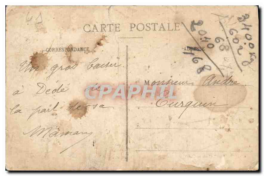 CPA Cheverny Loir et Cher le Chateau la Salle a Manger  — Rückseite