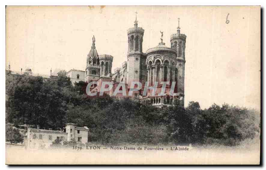 CPA Lyon Notre Dame de Fourvriere l'Abside 