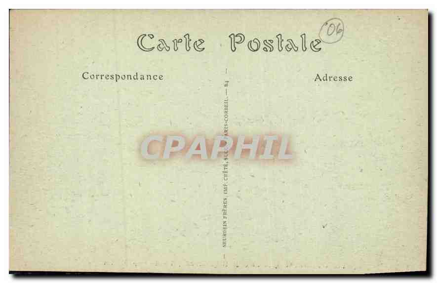 CPA Vue sur Monaco la Baie de Roquebrune prise du Cap Martin  — Rückseite