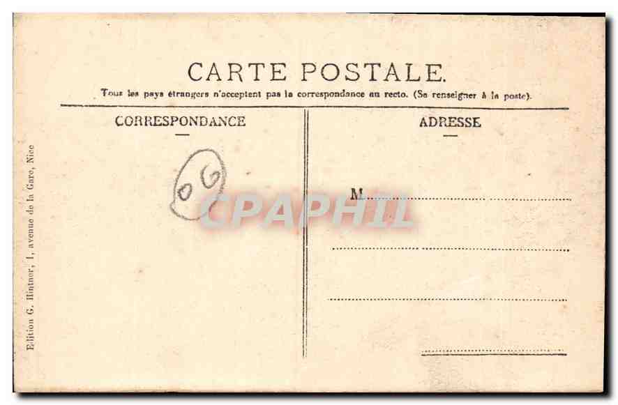 CPA Nie vue generale prise du Chateau  — Rückseite