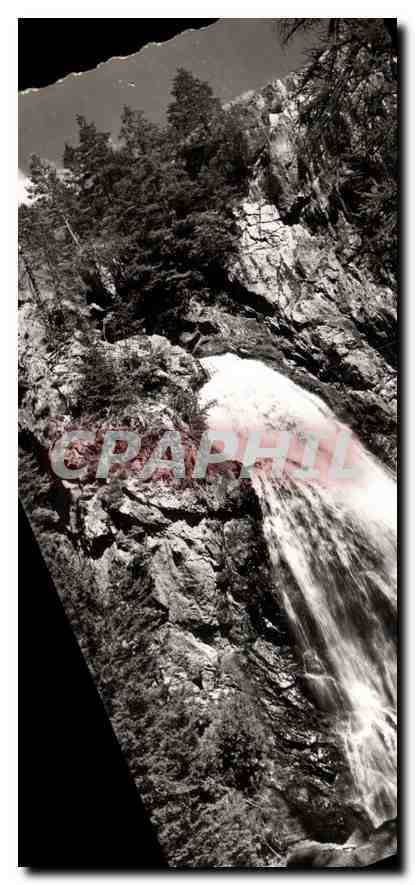 CPA Saint Martin Vesubie A M la cascade du Boron 