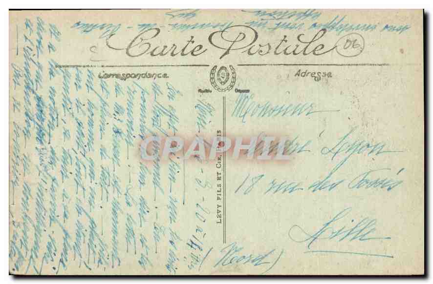 CPA Monte Carlo Terrasse du Casino  — Rückseite