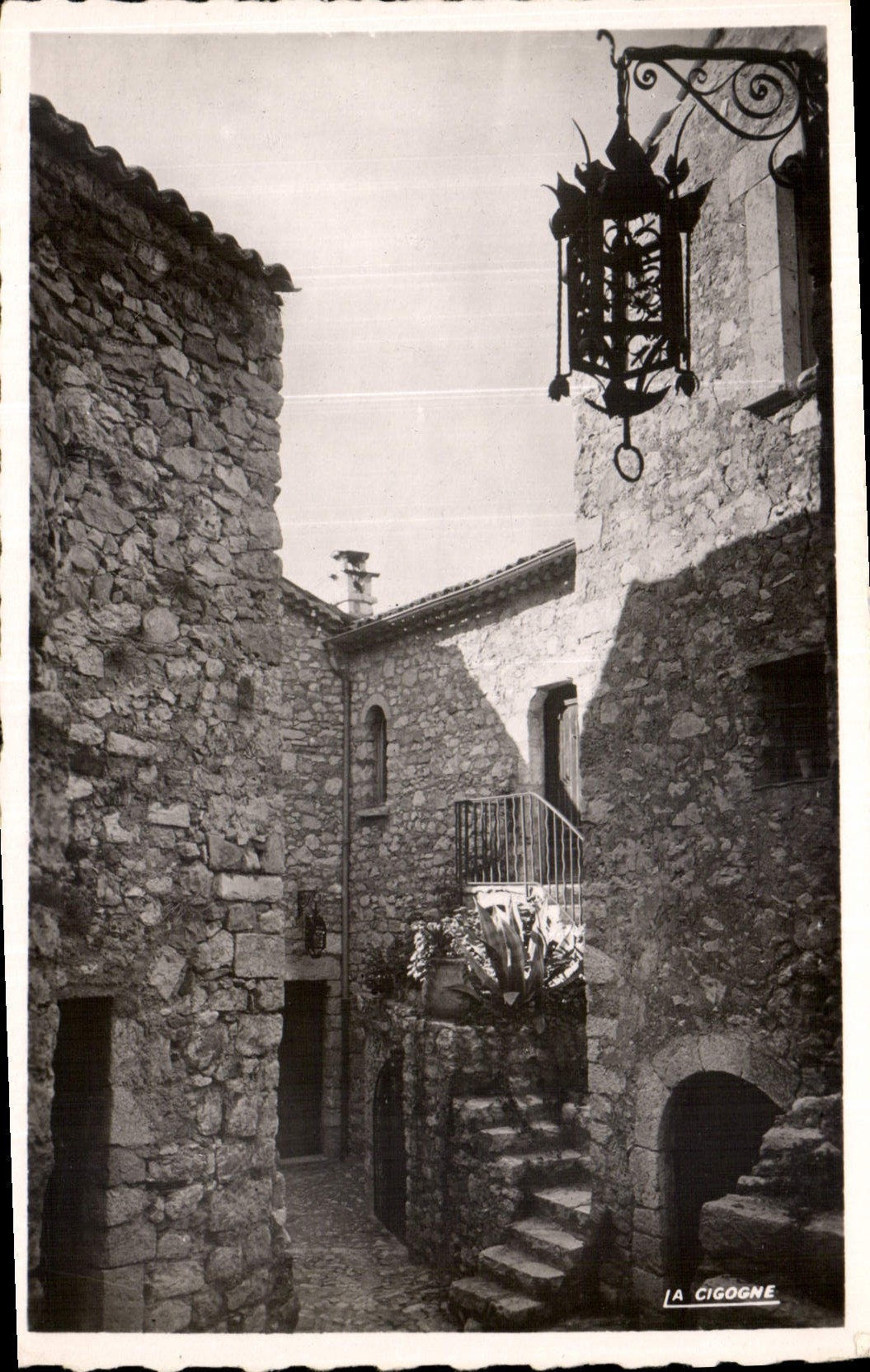 CPA Eze village Chateau du Prince de Suede 