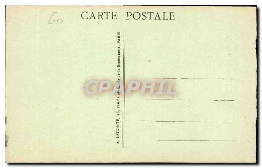 Château de Chantilly — vue panoramique — A. L., n° 107 — Reverso