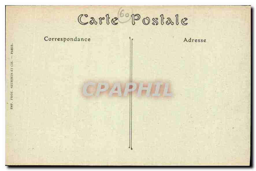 Parc du Palais de Compiègne — L'Avenue des Beau-Monts — ND. Phot. — Rückseite
