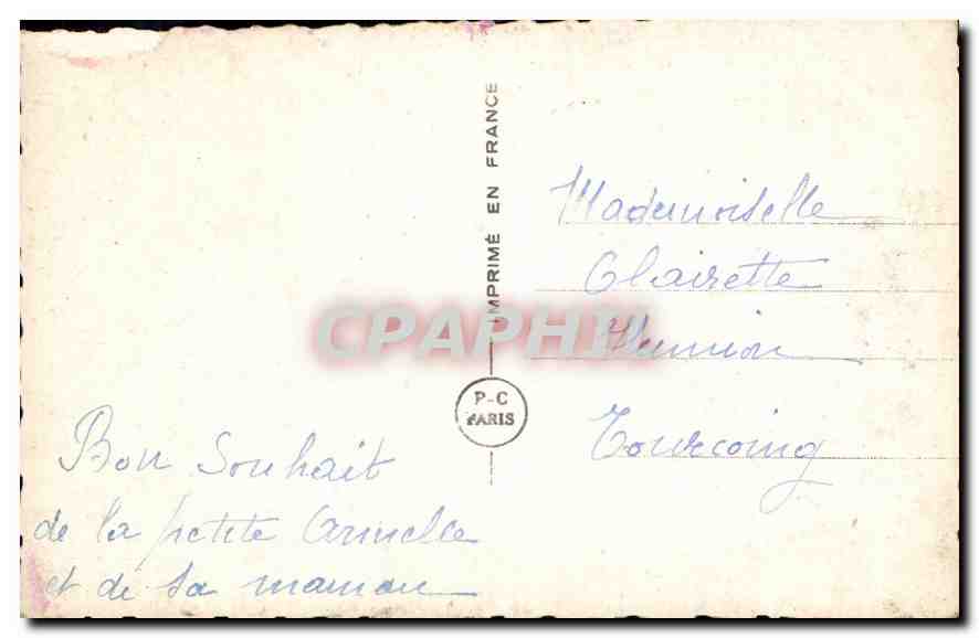 CPA Bonne fete Femme — Rückseite