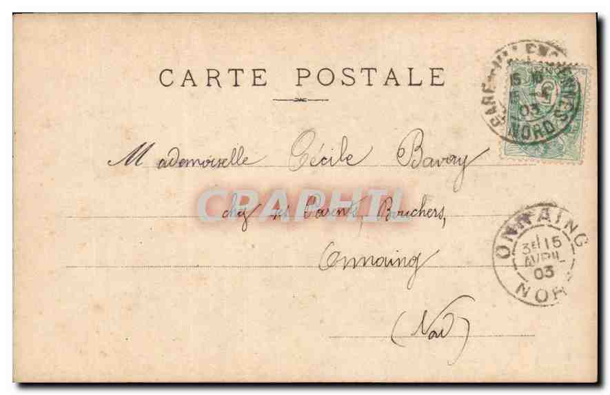 CPA Baiser de Fiancailles Femme — Rückseite