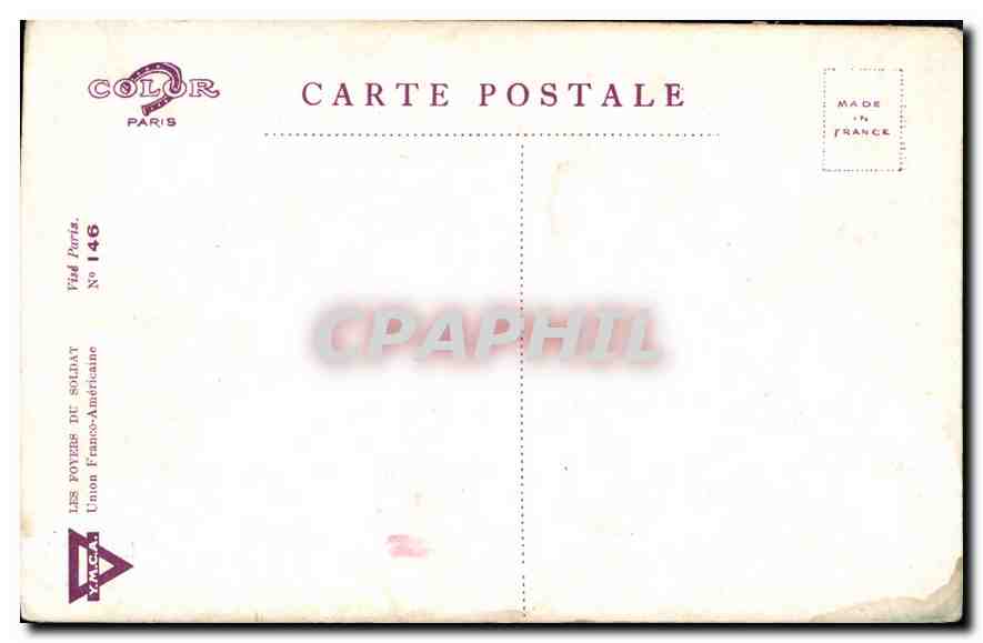 CPA L'Automne  — Rückseite
