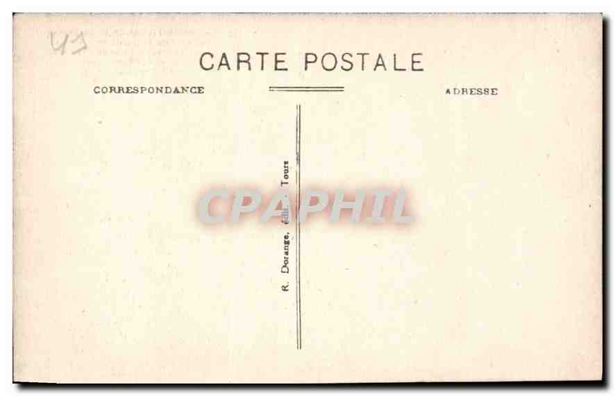 CPA Chambord L et Ch le Chateau l'Oratoire de Francois Ier sur les vatres se trouvent traces ces ver — Verso