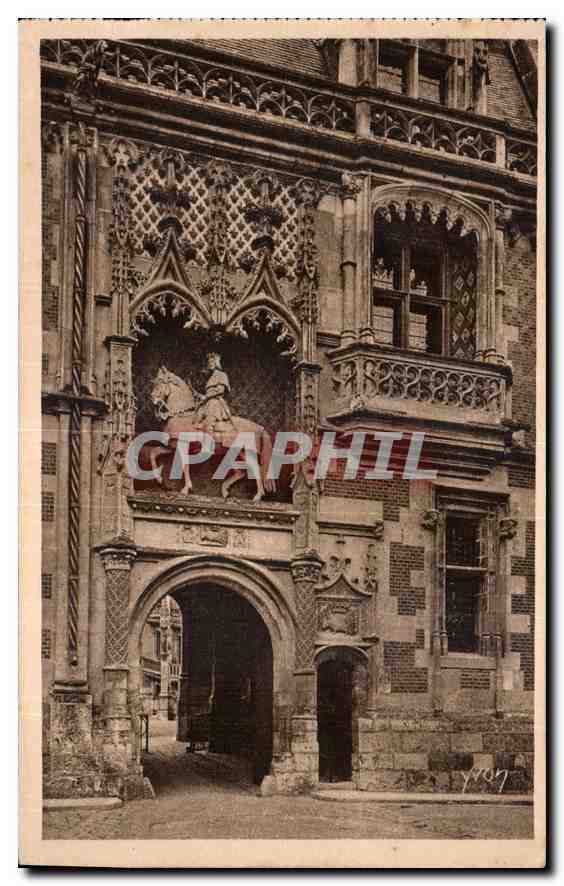 Schloss Blois — Flügel Louis XII — Der Portal — Édition d'Art YVON, Paris