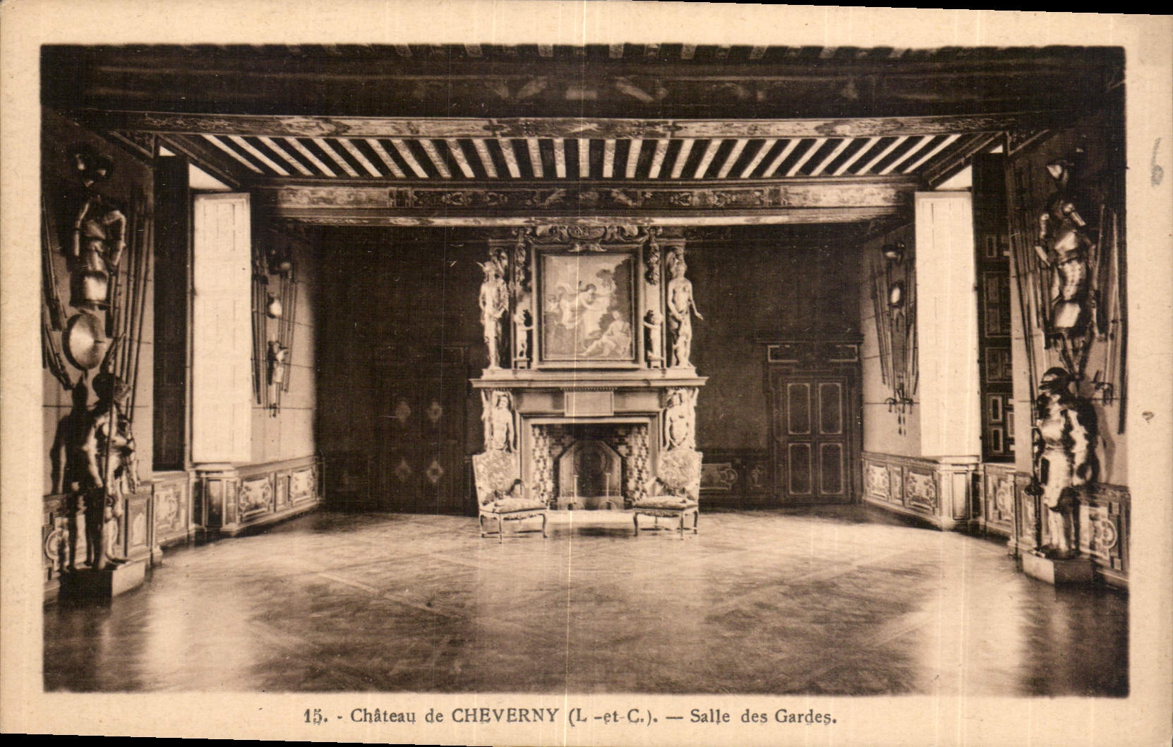 Château de CHEVERNY (Loire-et-Loire) — Salle des Gardes