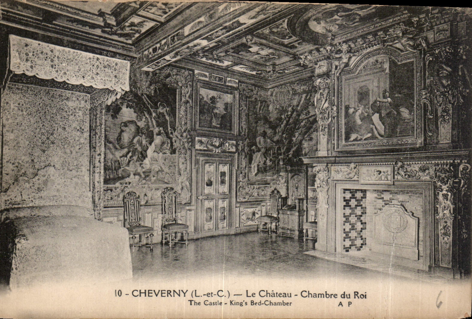 CPA Cheverny L et C le Chateau Chambre du Roi 