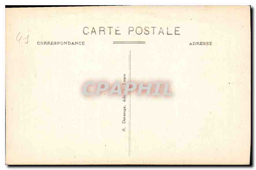 CPA Cheverny L et Ch le Chateau le Grand Salon  — Rückseite