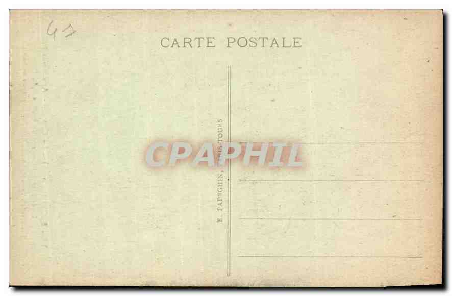Blois (L.-et-C.) - Le Château - Aile Louis XII - Cheminée à l'Écusson de France — Verso