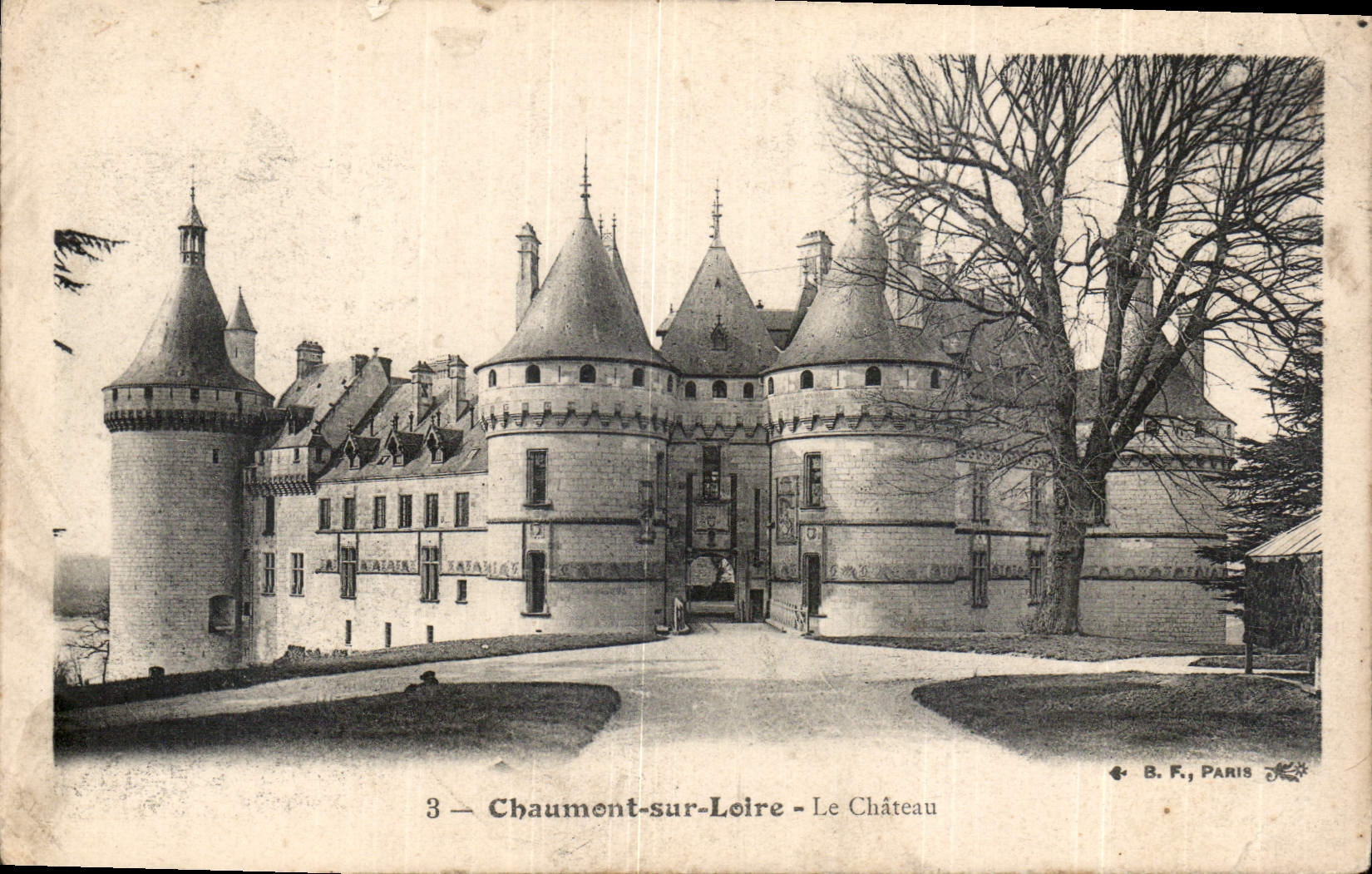 CPA Chaumont sur loire le Chateau 