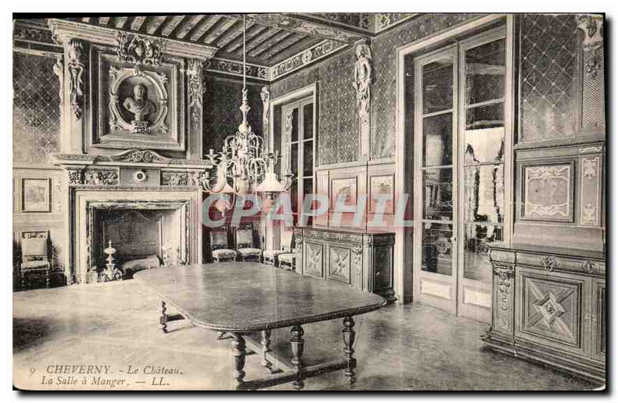 Cheverny - Le Château. La Salle à Manger — LL. n°9