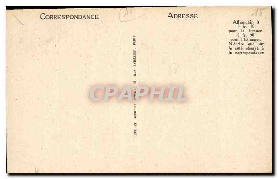 CPA Blois le Chateau Cariatide  — Verso