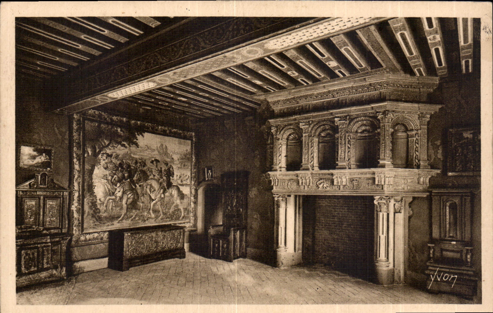 Château de Blois — Salle d'Honneur — Éditions d'Art 'La Douce France'