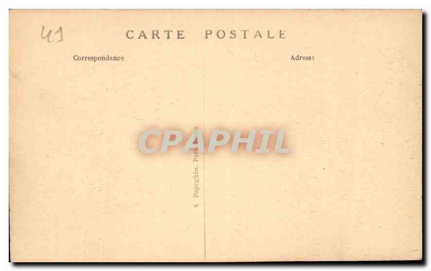 CPA Blois L et C le Chateau Mon hist  — Verso