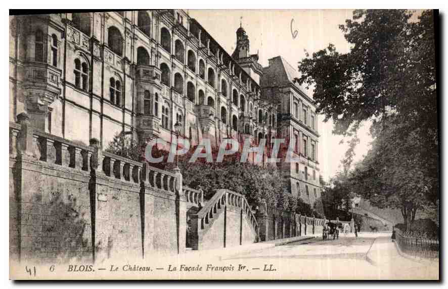 CPA Blois le Chateau la Facade Francois Ier 