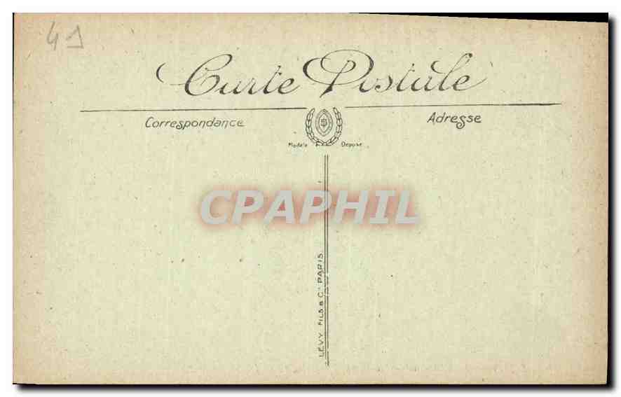 CPA Blois le Chateau la Facade Francois Ier  — Verso