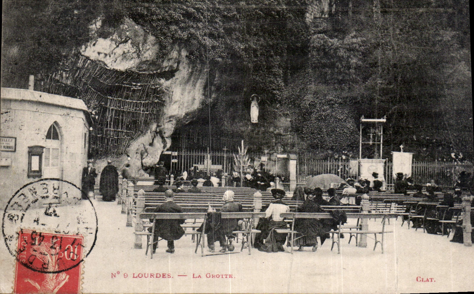 CPA Lourdes la Grotte 