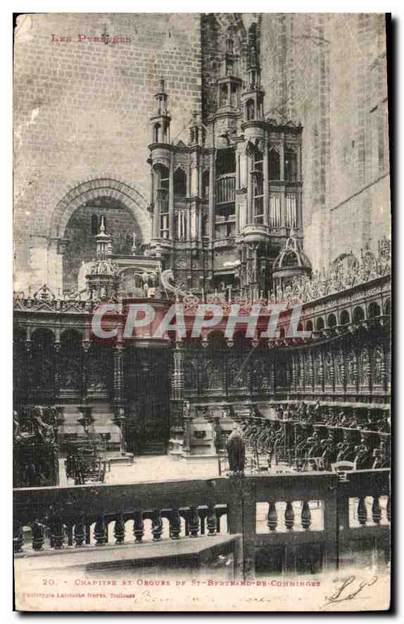 CPA Les Pyrenees Chapitre et Orgues de St Bertrand de Comminges Orgue