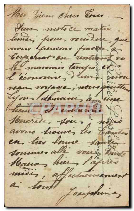 CPA Lyon Ensemble de la Place Bellecour  — Verso