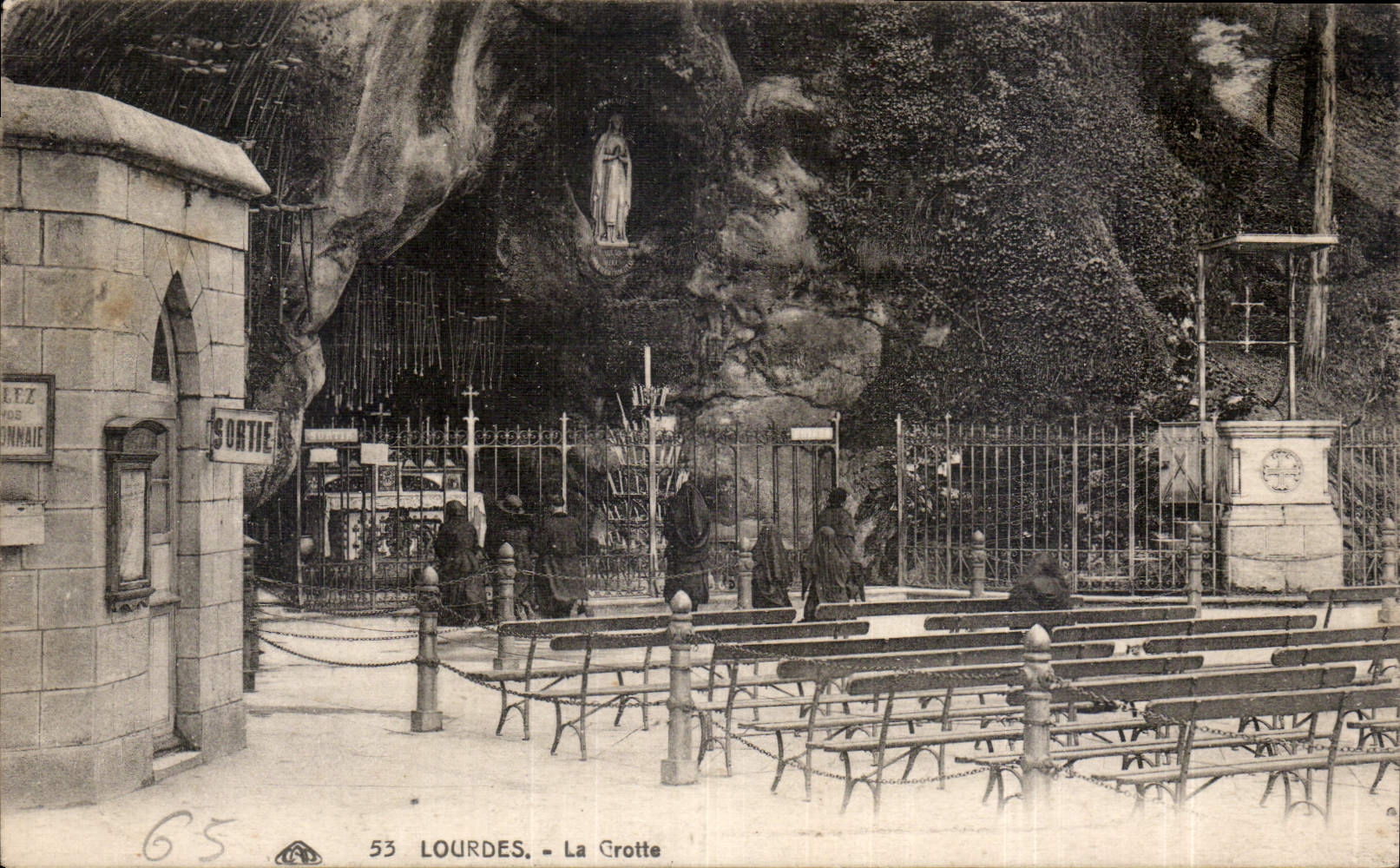 CPA Lourdes la Grotte 