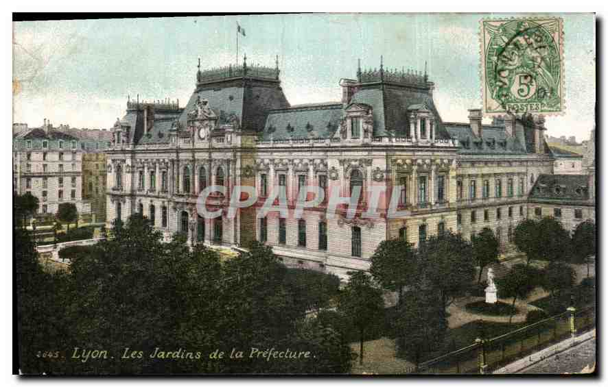 Lyon. Les Jardins de la Préfecture — n° 2845 — éditeur non visible