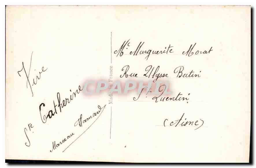 CPA Ste Catherine Homme — Verso
