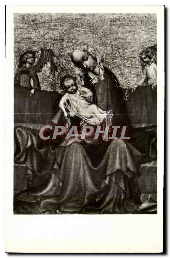 CPA Le Maitre icheque Madone assise a l'enfant dite de jindrichuy Hradec galerie nationale de Prague