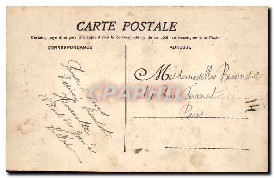 CPA Maison historique vue du Jardin  — Verso