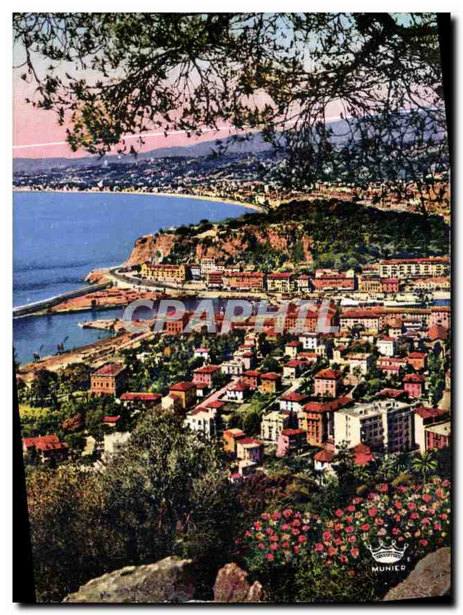 CPA Nice A M vue generale prise du mont Boron 