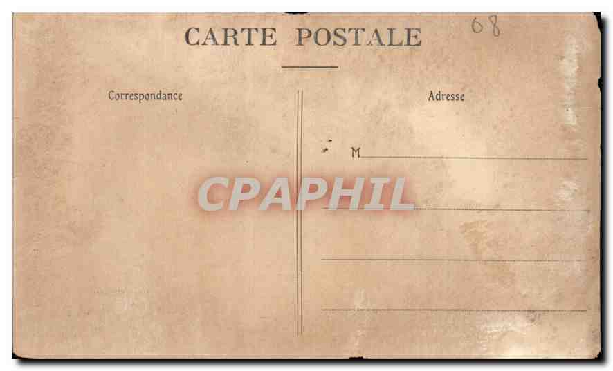 CPA Rocquigny Ardennes pelerinage de St Christophe interieur de l'Eglise  — Rückseite