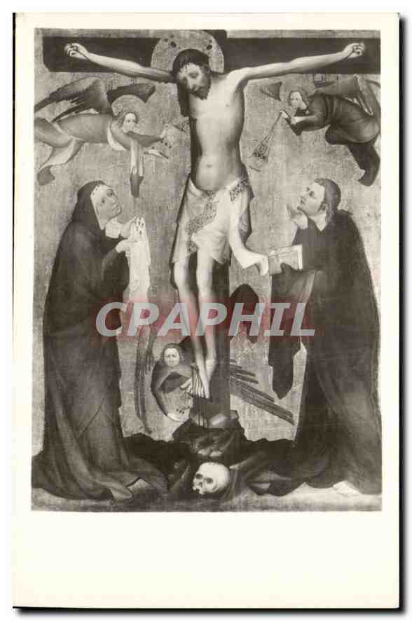 Crucifixion — œuvre du Maître tchèque dit de Vyšší Brod (avant 1400) — Galerie Nationale de Prague
