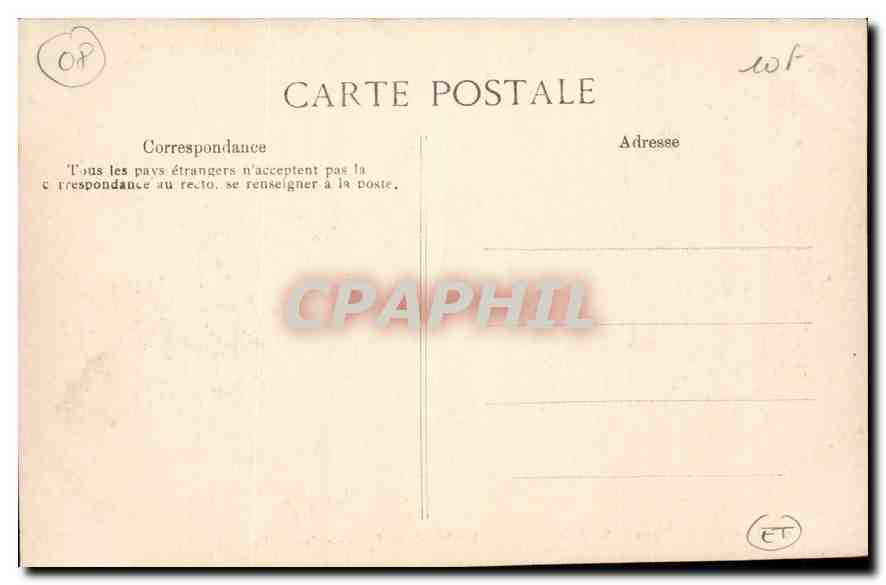 CPA Environs de Sedan Bazeilles Chambre de la Derniere cartouche Militaria — Rückseite