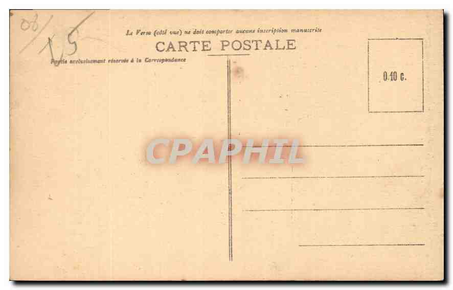 CPA Bazeilles Maison de la Derniere Cartouche chambre d'ou fut tiree la derniere Cartouche  — Rückseite