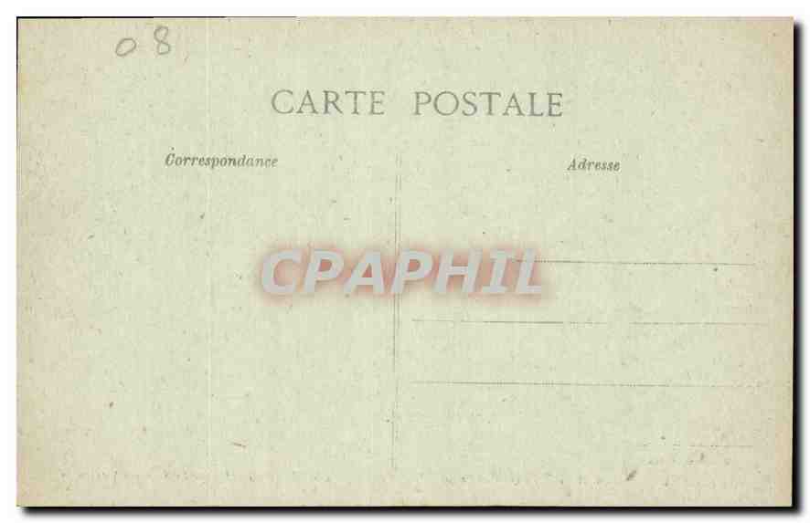 CPA Bazeilles Maison de la Derniere Cartouche chambre d'ou fut tiree la derniere Cartouche  — Rückseite