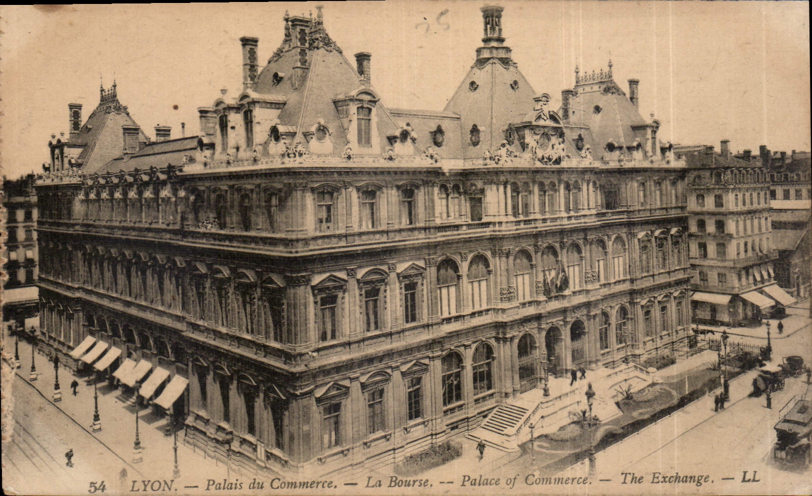 CPA Lyon Palais du Commerce la Bourse 