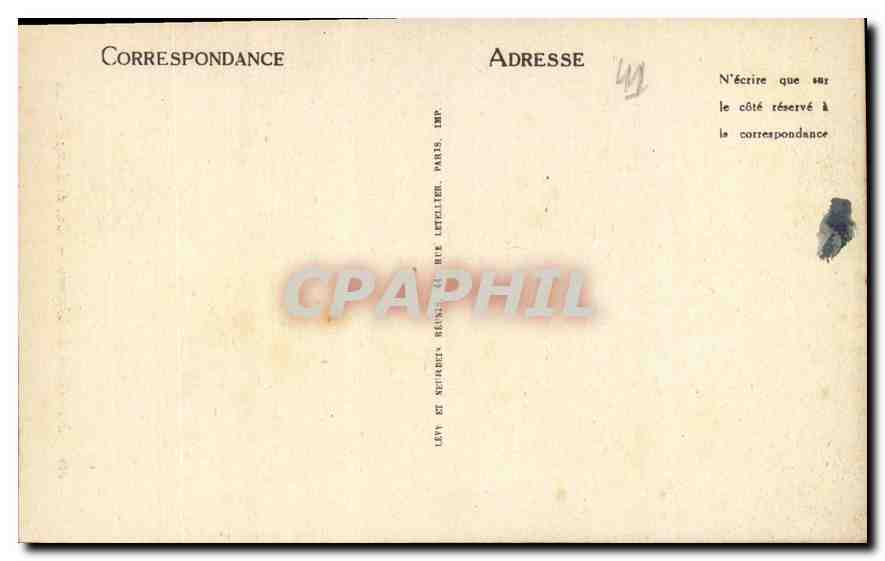 CPA Blois Le Chateau Cul de Lompe  — Verso