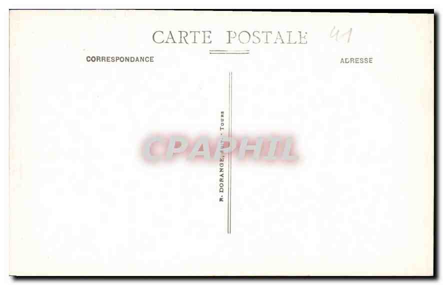 CPA Blois L et Ch Le Chateau Mon Aile Louis XII Une Cariatide  — Verso