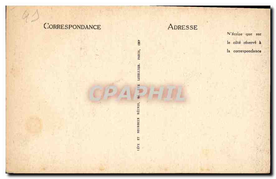 CPA Chaumont sur Loire L et C Medaillon de Diane de Poitiers  — Rückseite
