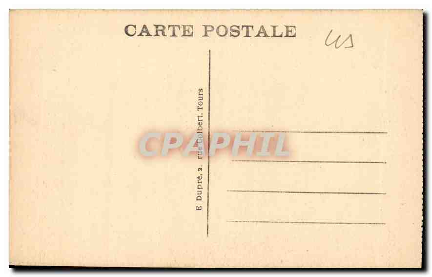 CPA Blois L et C Le Chateau Mon his Aile Louis XII  — Verso