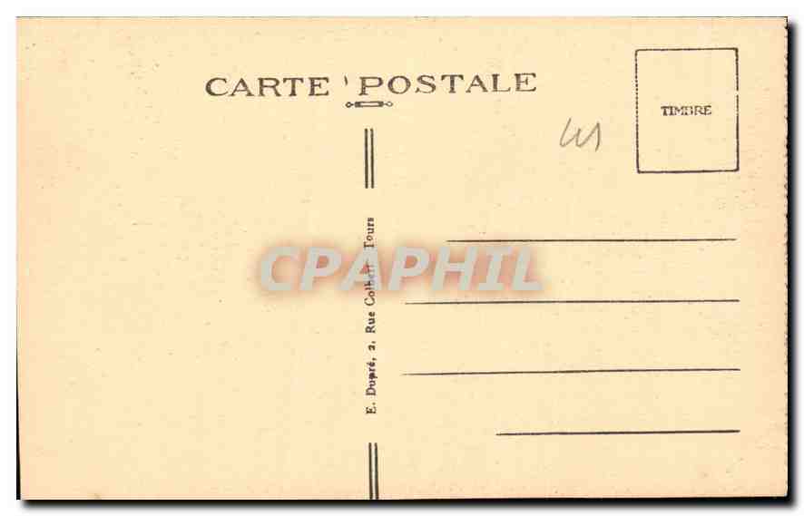 CPA Blois Le Cateau Facade interieure Gaston d'Orleans  — Verso