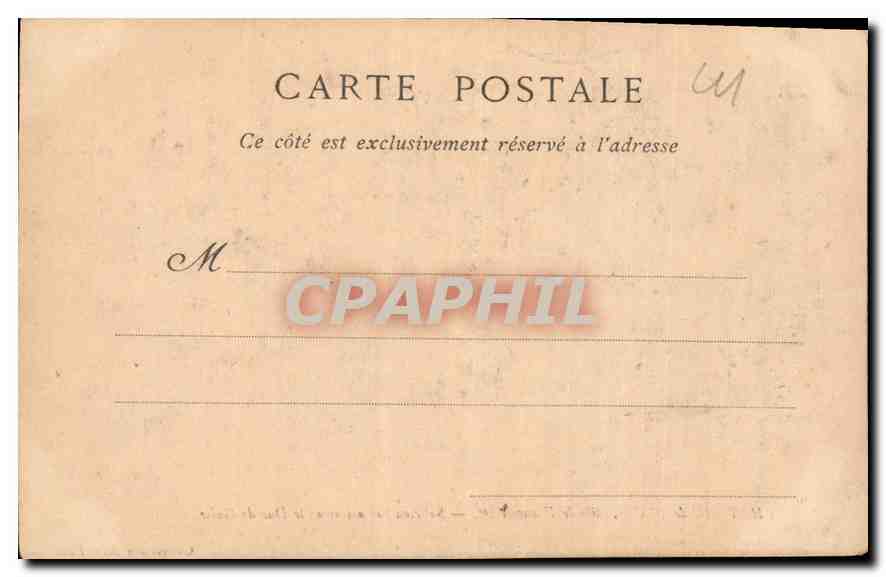 CPA Chateau de Blois Aile de Francois I Salle ou fut assassine le Duc de Guise  — Verso